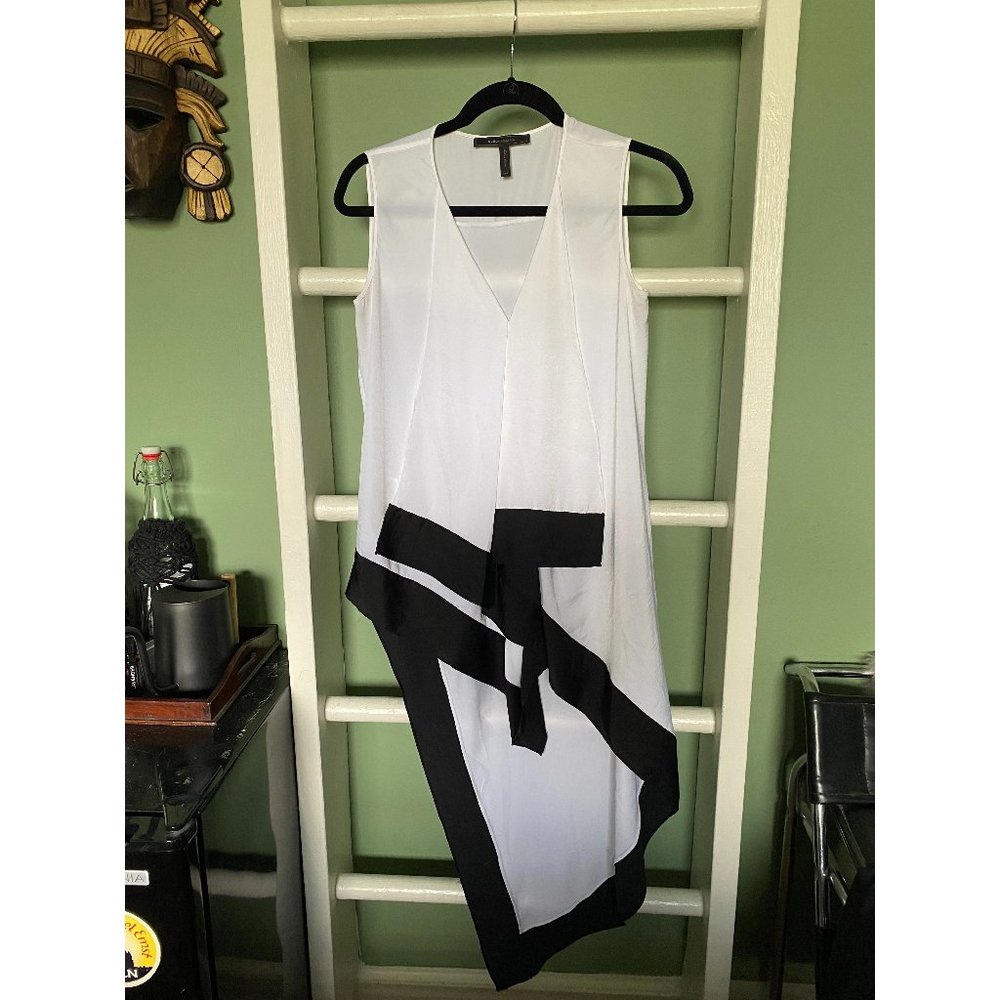 BCBG Maxazria Sleeveless Asymmetrical Top